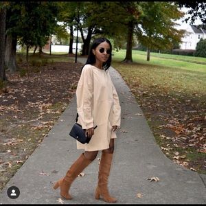 ZARA suede camel boots size 36